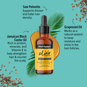 Saw Palmetto, Jamaican Black Castor & Grapeseed Oil
