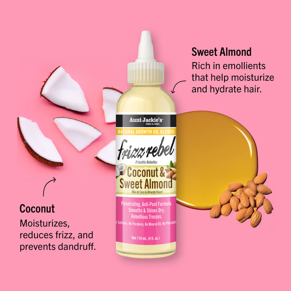 Coconut & Sweet Almond Natural Growth Oil Blend
