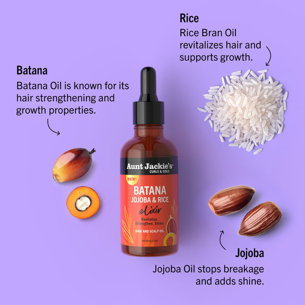 Batana, Jojoba & Rice Elixir Hair and Scalp Oil