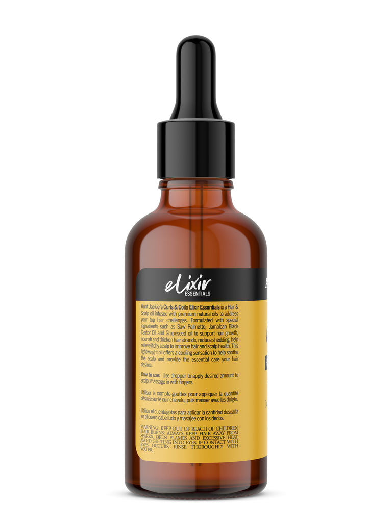 Elixir Essentials: Saw Palmetto & Jamaican Black Castor Hair & Scalp Oil